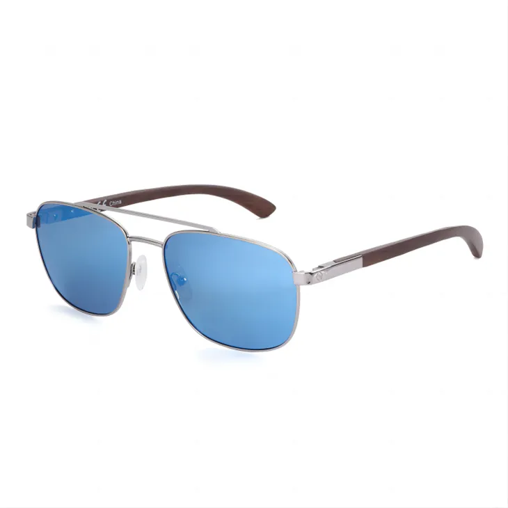Double Bridge Aviator Metal Sunglasses Manufacturer